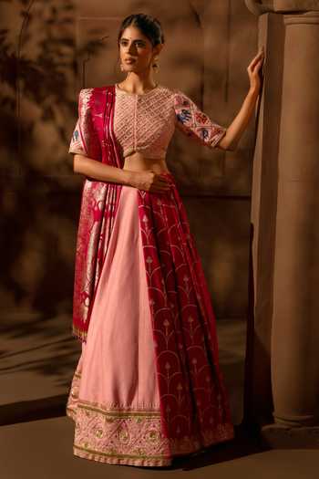 17:17 By Simmi Saboo Gota Work Lehenga Set