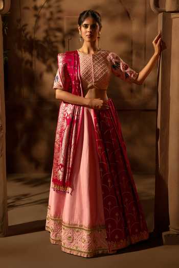 17:17 By Simmi Saboo Gota Work Lehenga Set