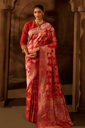 17:17 By Simmi Saboo Rangcut Woven Saree
