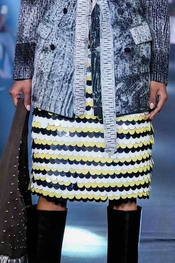 Rahul Singh_Black Cotton V-neck Shibori Pattern Trench Coat Set _Online_at_Aza_Fashions