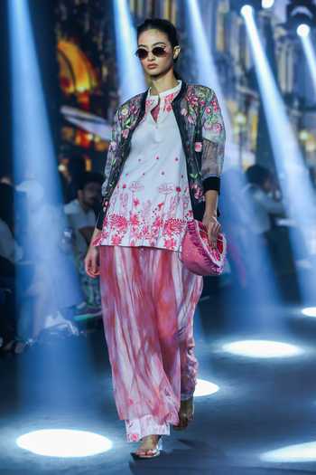 Rahul Singh Embroidered Jacket Kurta Set 