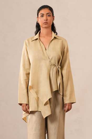 Urvashi Kaur Linen Top 