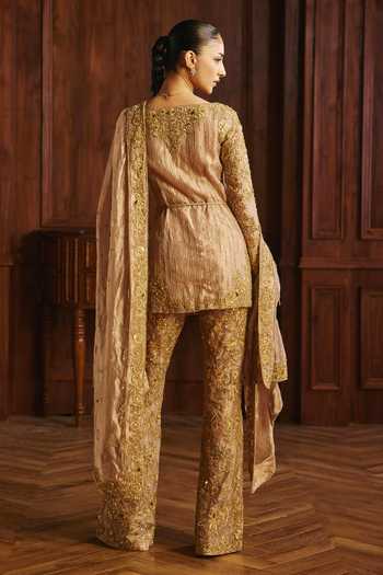 Mahima Mahajan Rania Placement Embroidered Kurta Pant Set 