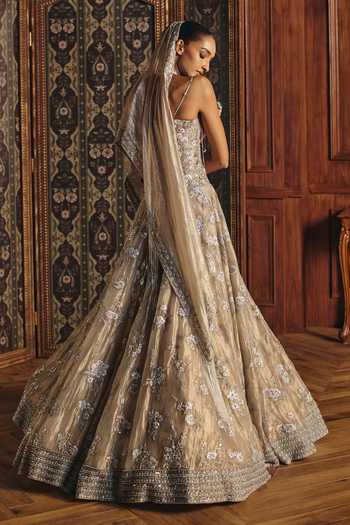 Mahima Mahajan Samiya Embroidered Corset Lehenga Set 