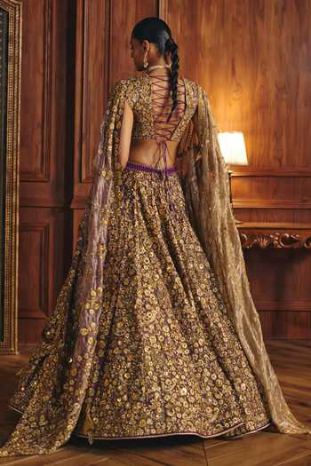 Mahima Mahajan Shania Lehenga Set With Double Dupatta 