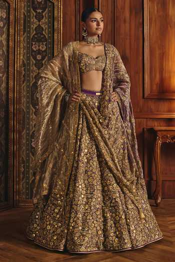 Mahima Mahajan Shania Lehenga Set With Double Dupatta 