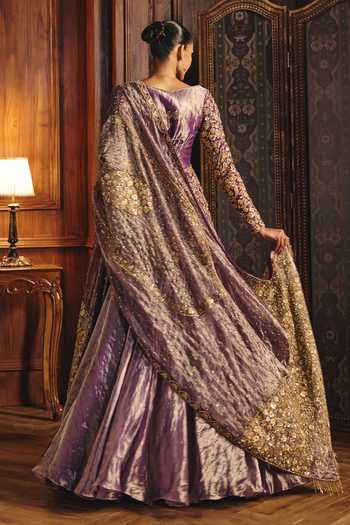 Mahima Mahajan Nargis Embroidered Jacket Lehenga Set 