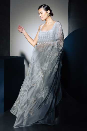 Ritika Mirchandani Lila Sleeveless Anarkali Set