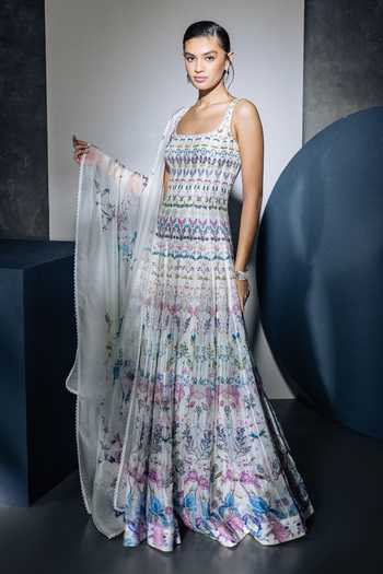 Ritika Mirchandani Eva Embroidered & Printed Anarkali Set