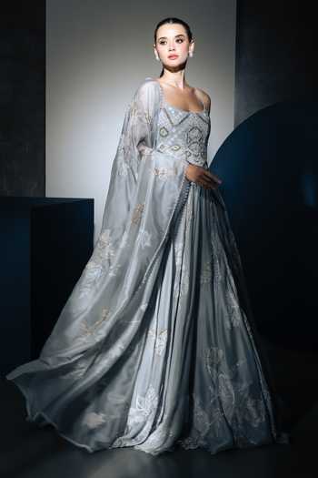 Ritika Mirchandani Elara Embroidered Corset Lehenga Set 