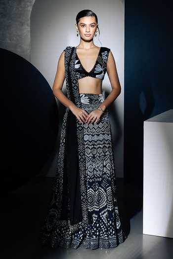 Ritika Mirchandani Zivaa Printed & Embroidered Lehenga Set 