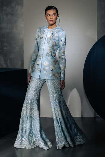 Ritika Mirchandani Aylaa Embroidered Kurta & Sharara Set