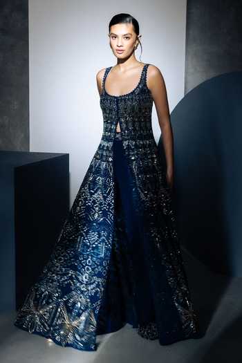 Ritika Mirchandani Seren Front Slit Anarkali Palazzo Set
