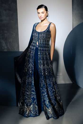 Ritika Mirchandani Seren Front Slit Anarkali Palazzo Set