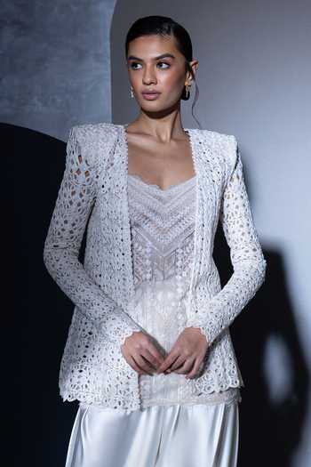 Ritika Mirchandani Nue Embroidered Jacket Pant Set