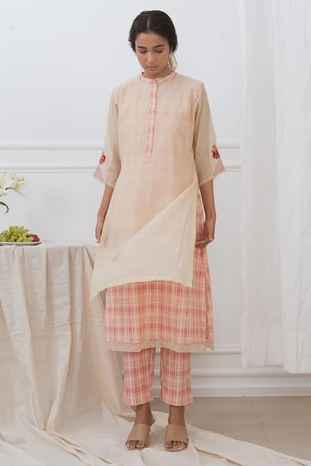 Dhaari Handwoven Layered Kurta 