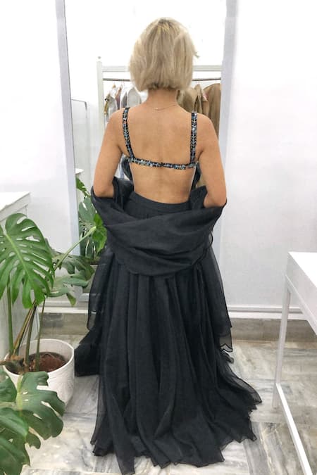 Maiti Shahani Hand Embroidered Choli Lehenga Set 