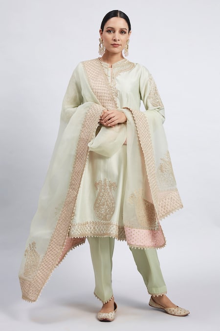 Sheetal Batra Rahbya Chanderi Kurta Set 