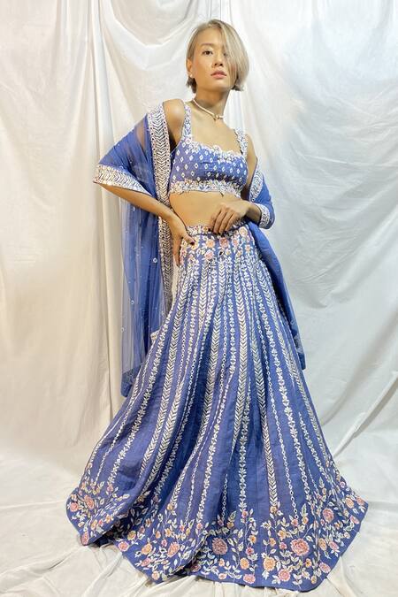 Latest Mirror Work Lehenga Designs For Brides-To-Be - ShaadiWish