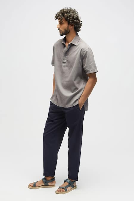 Terra Luna Terra Luna Linen Rugby T-Shirt 