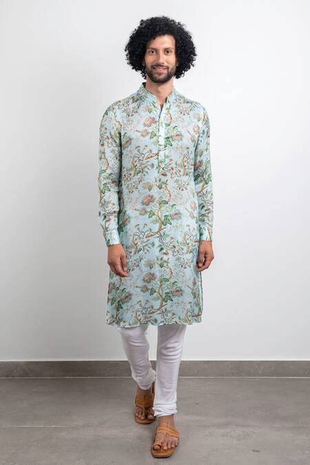 Arjan Dugal Printed Kurta Set 