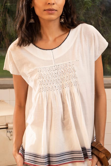 Payal Pratap Handloom Cotton Top 