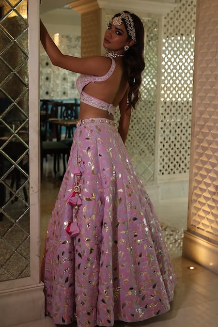 Xoxo Apurva Floral Embroidered Bridal Lehenga Set 