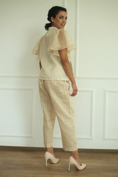 Oja Hand Embroidered Shirt & Pant Set 