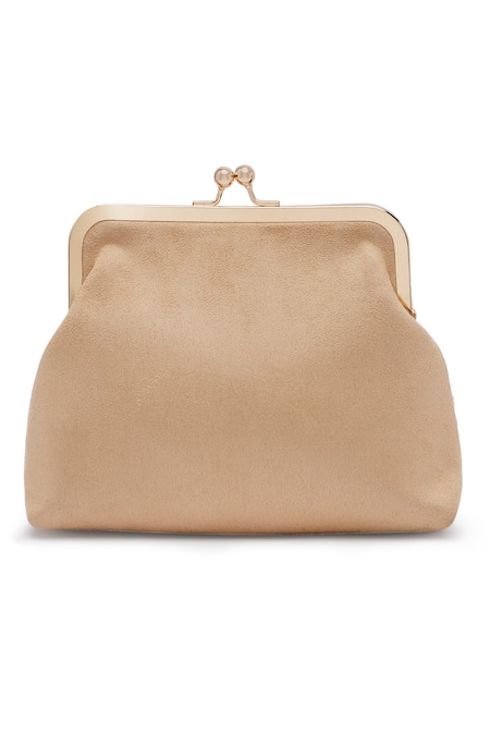 Richa Gupta Floral Lace Embroidered Clutch With Sling 