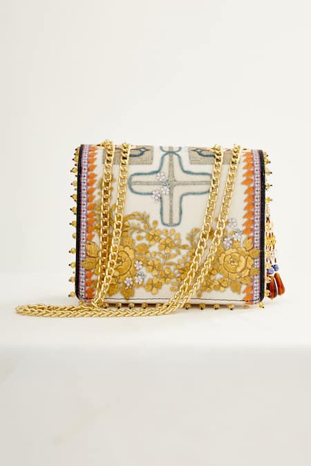 The Garnish Company Chiyo Japanese Floral Print Sling Bag 