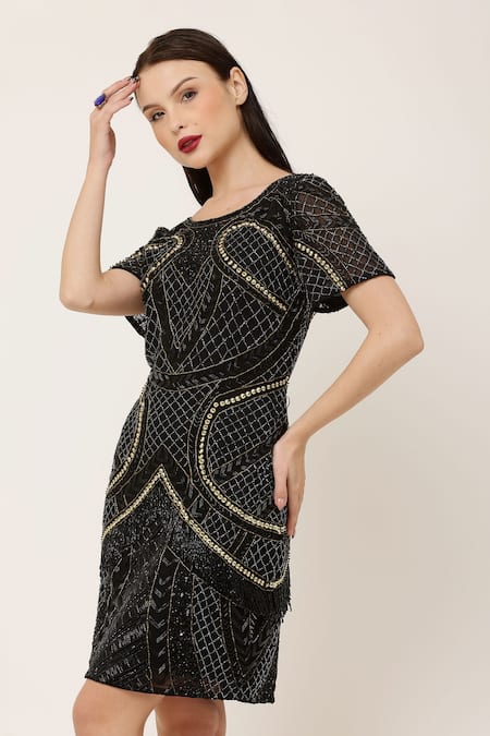 Ambrosia Beaded Hand Embellished Dress 