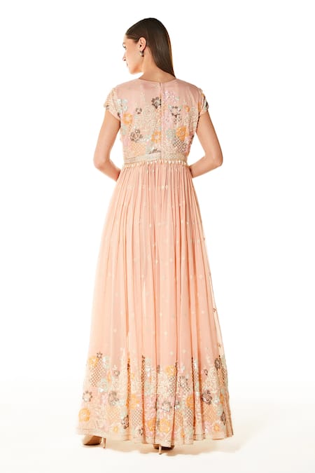 Rabani & Rakha Adah Embroidered Anarkali & Trouser Set 