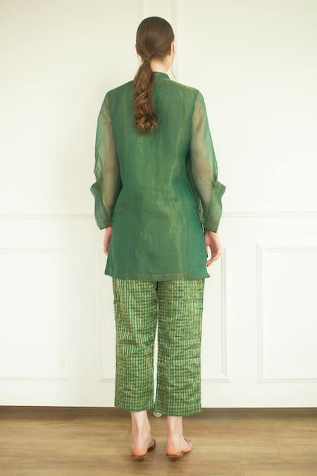 Oja Embroidered Tunic & Pant Set 