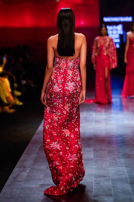 Nachiket Barve Moonflower Corset Gown 