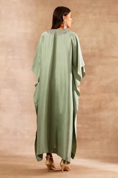 Jayanti Reddy Neckline Embroidered Kaftan 