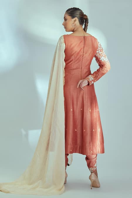 Suruchi Parakh Embroidered Anarkali Dhoti Pant Set 