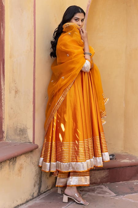 Pomcha Jaipur Amber Anarkali Set 