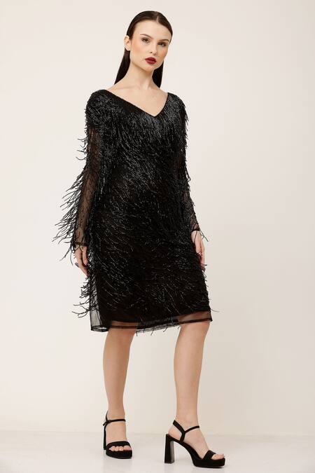 Ambrosia Cutdana Tassel Detailed Dress 