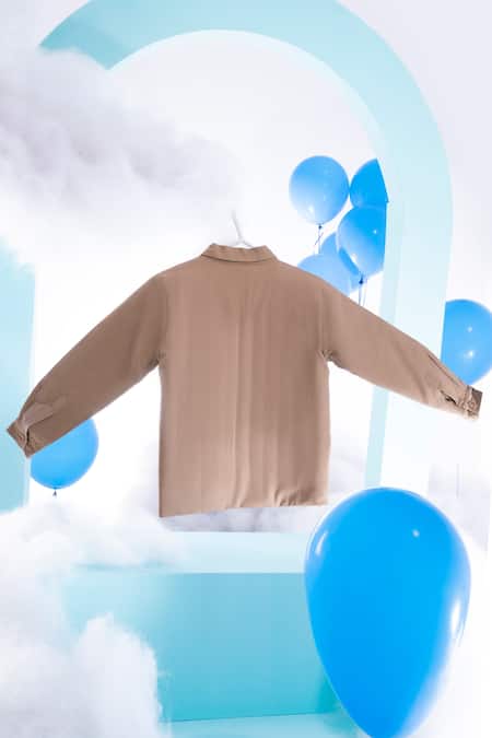 Little Luxury Shirt Collared Safari Jacket 