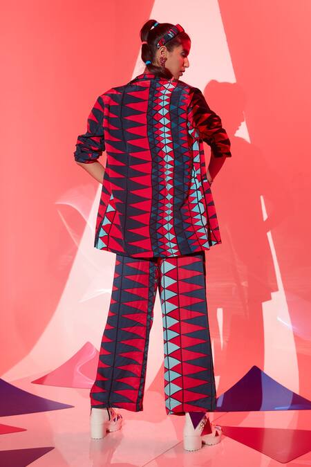 Shop Esha L Amin Multi Color Viscose, Crepe Coachella Pant at Aza Fashions Shop_Esha L Amin_Multi Color Viscose, Crepe Coachella Pant _at_Aza_Fashions