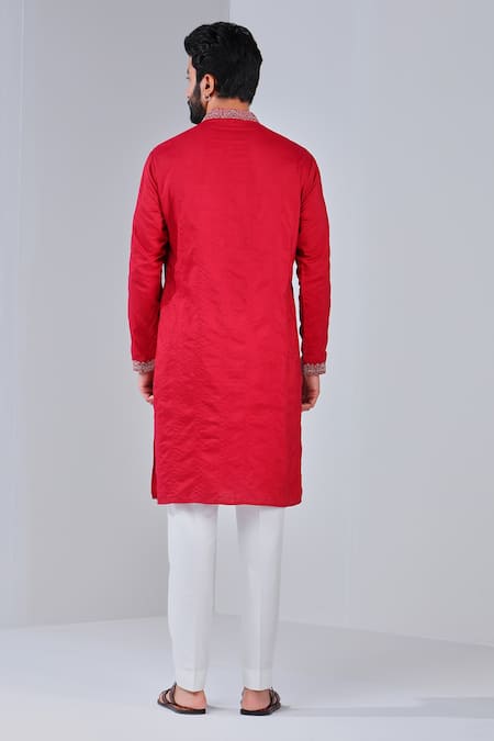 Shreyansh Designs Flower Motif Embroidered Kurta 