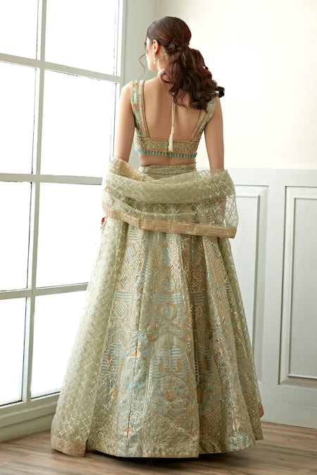 Studio Iris India Floral Pattern Lehenga Set