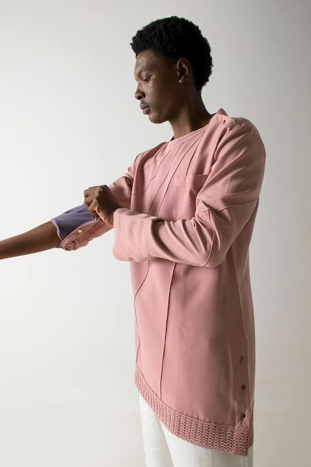 Jatin Malik Side Placket Striped Kurta 