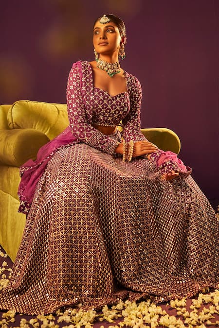 Evra By Nikita Zari Embroidered Lehenga Set 