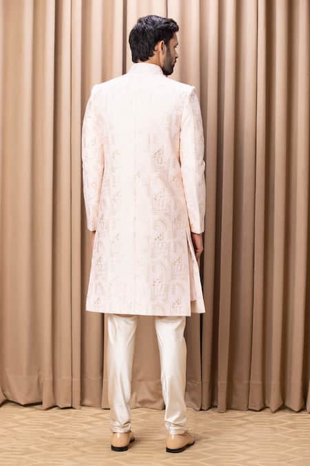 Ankit V Kapoor Ameera Sequin Embroidered Sherwani Set 
