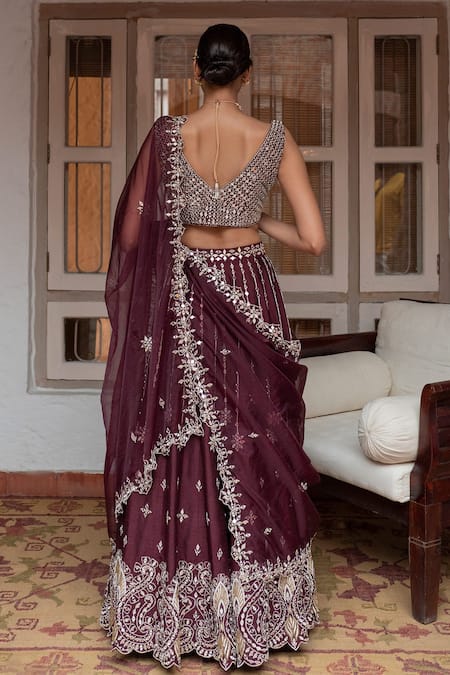 House of Dasmaya Embroidered Lehenga Set 
