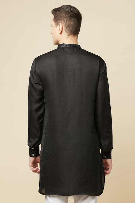 Spring Break Collar Embroidered Kurta 