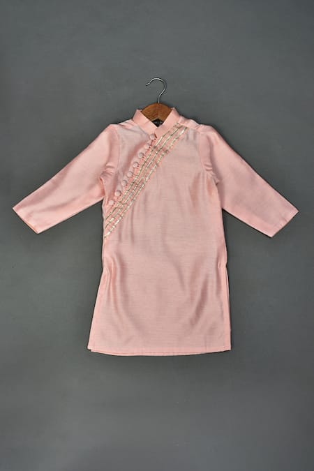 Maaikid Gota Embellished Placket Kurta 