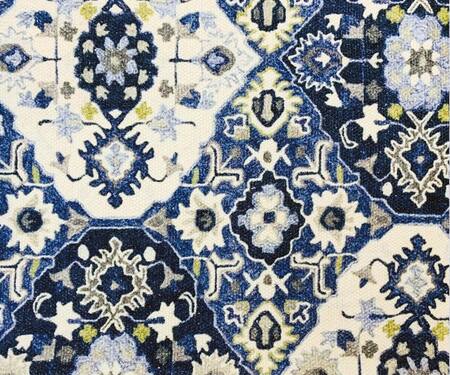 Shop Design Gaatha Blue Cotton Print Moroccan Rug Wall Art at Aza Fashions Shop_Design Gaatha_Blue Cotton Print Moroccan Rug Wall Art_at_Aza_Fashions