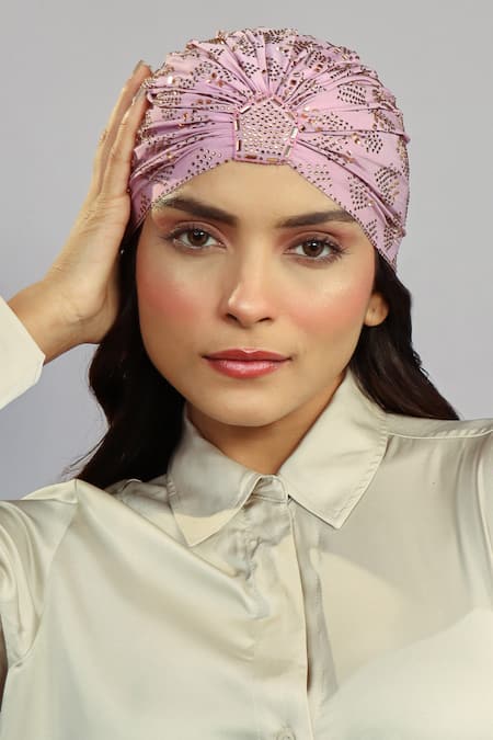 Hair Drama Co Rhinestone Work Turban 